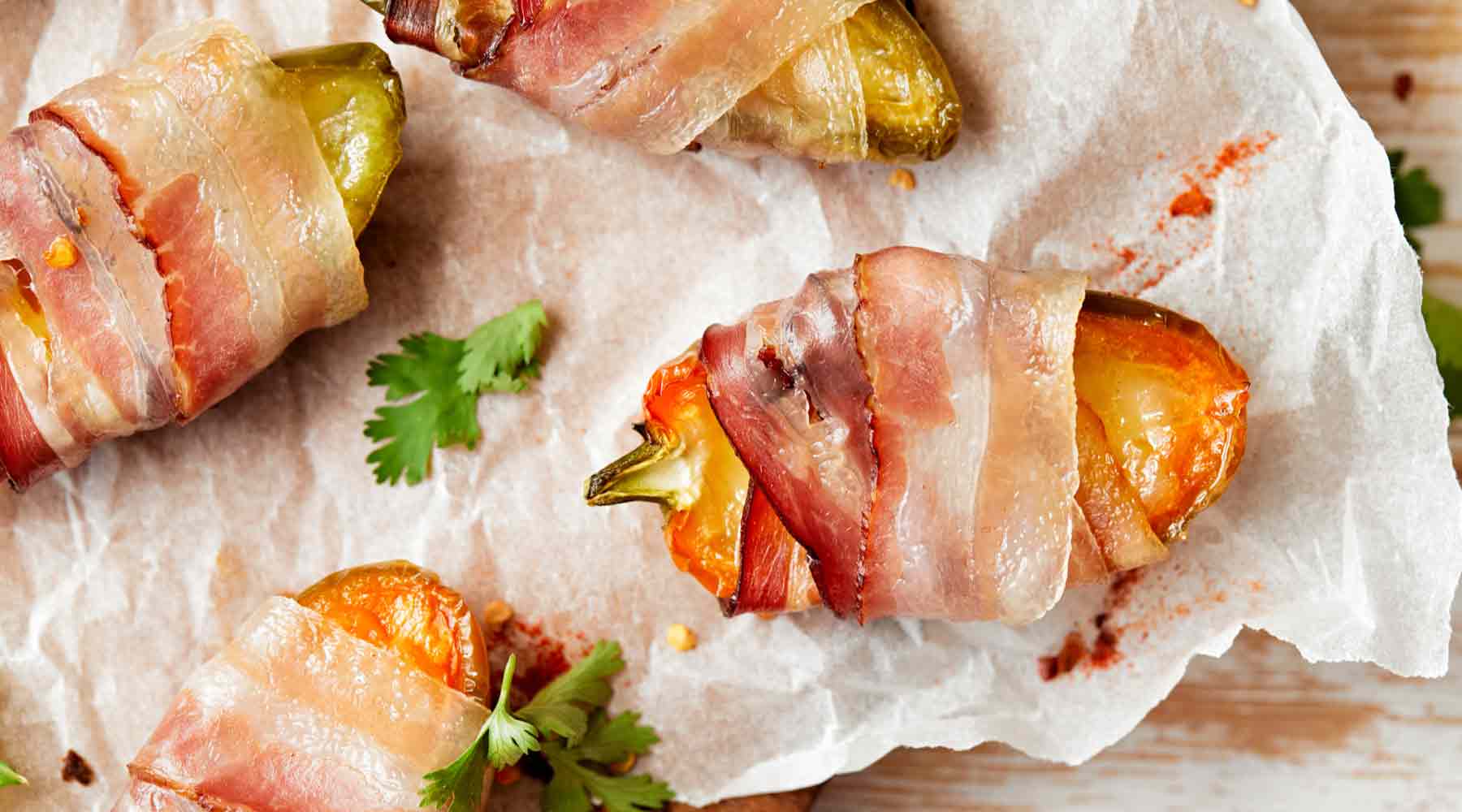 Easy KETO Jalapeno Poppers Wrapped in Bacon