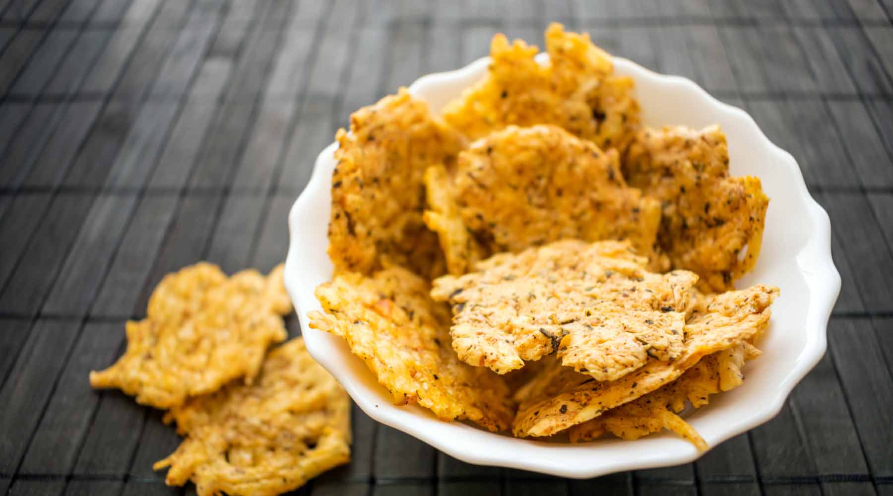 Easy KETO Parmesan Cheese Chips