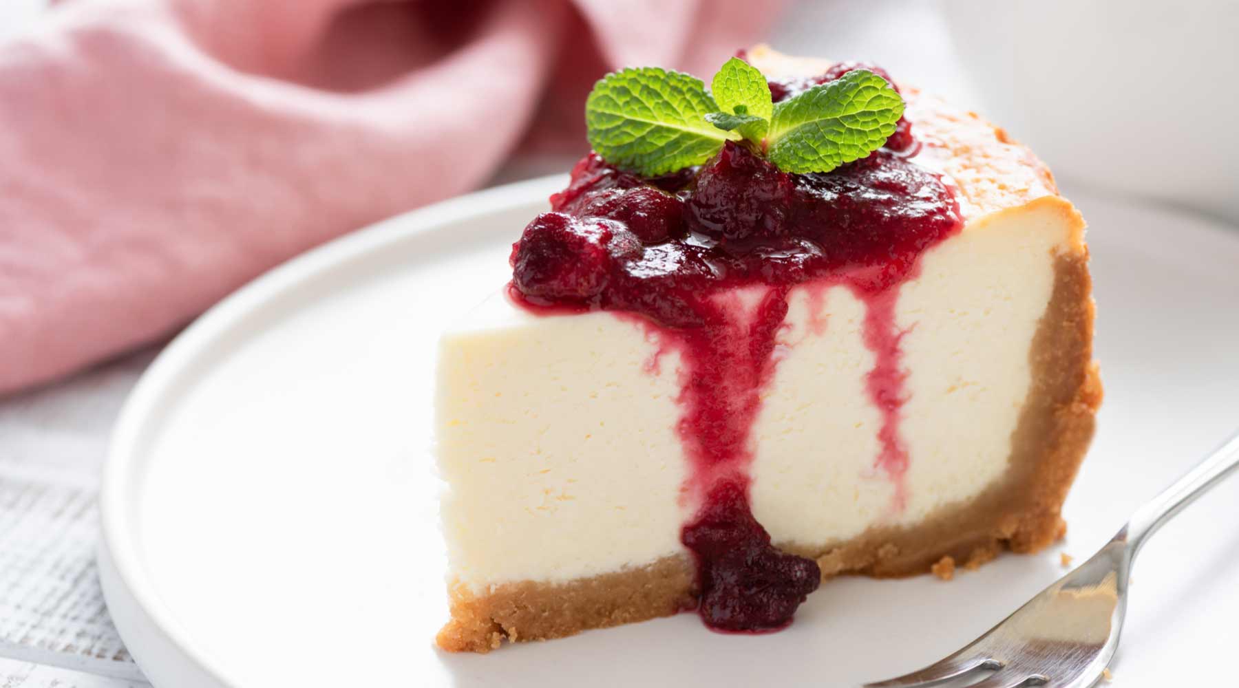 Easy KETO Raspberry Cheesecake